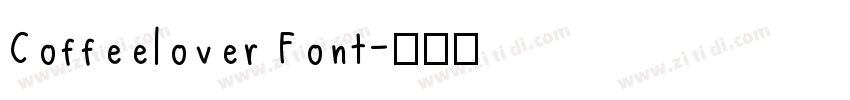 Coffeelover Font字体转换